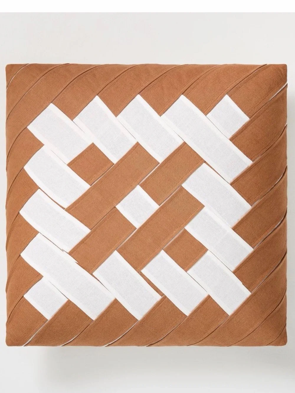 West Elm Terracotta Quilted Pillow Cover